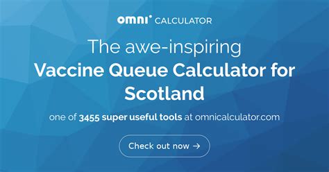 Omni Vaccine Queue Calculator Scotland